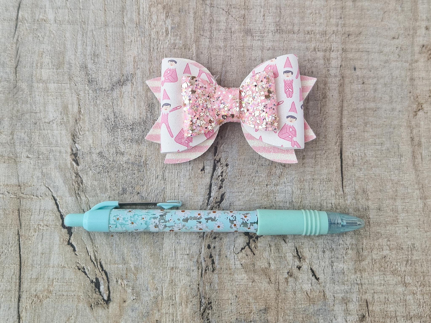 Pink Elf Hair Bows