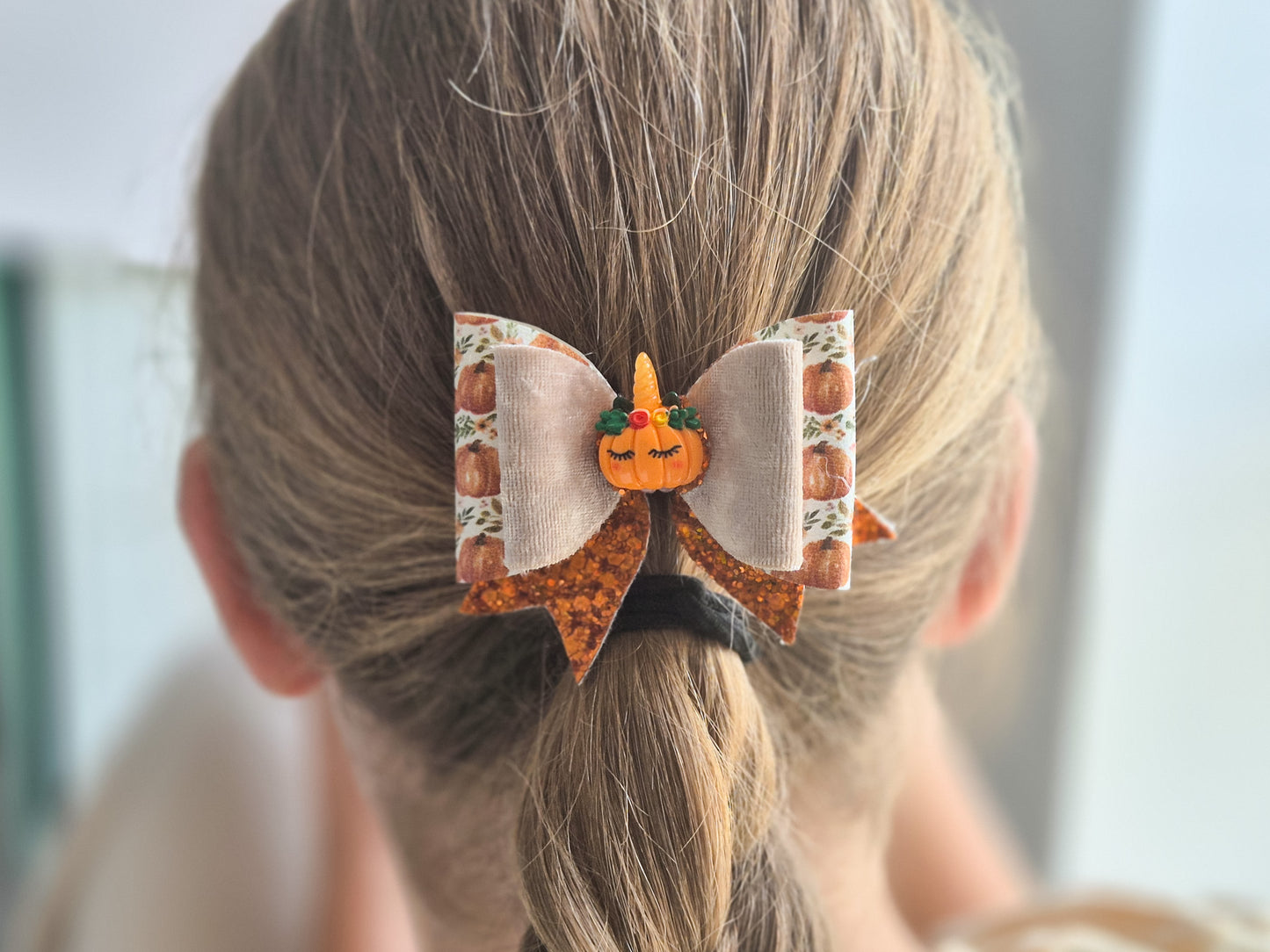 Pumpkin Hair bow