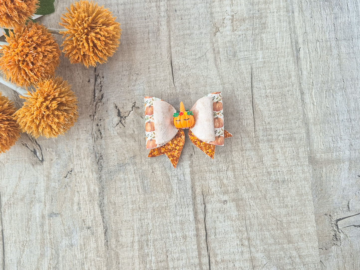 Pumpkin Hair bow