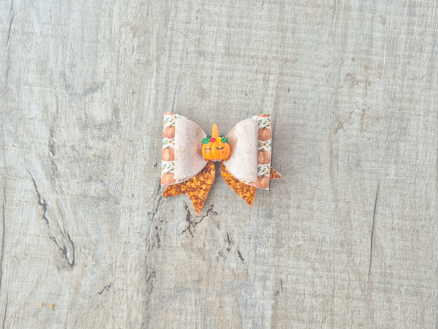 Pumpkin Hair bow