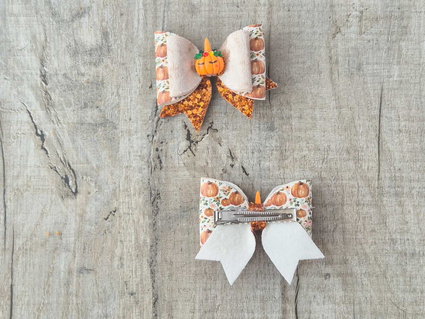Pumpkin Hair bow