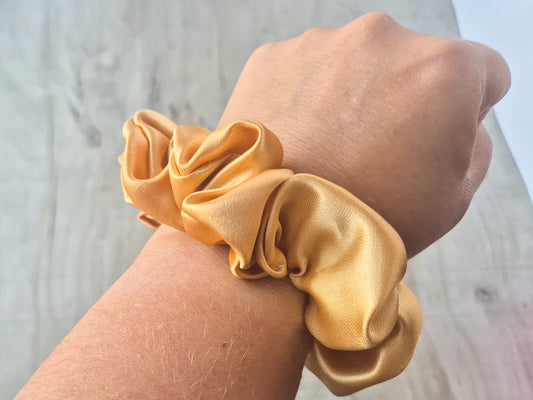 Satin Scrunchie – Gold (Autumn Collection)