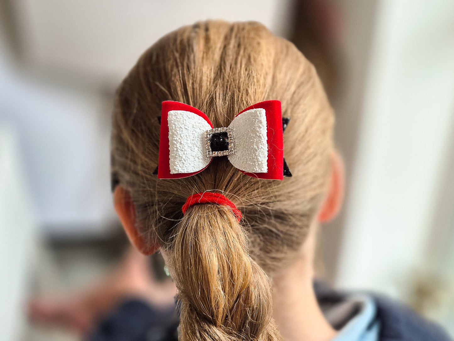 Christmas Santa Hair Bow