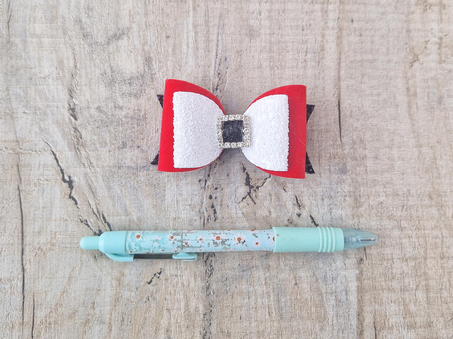 Christmas Santa Hair Bow