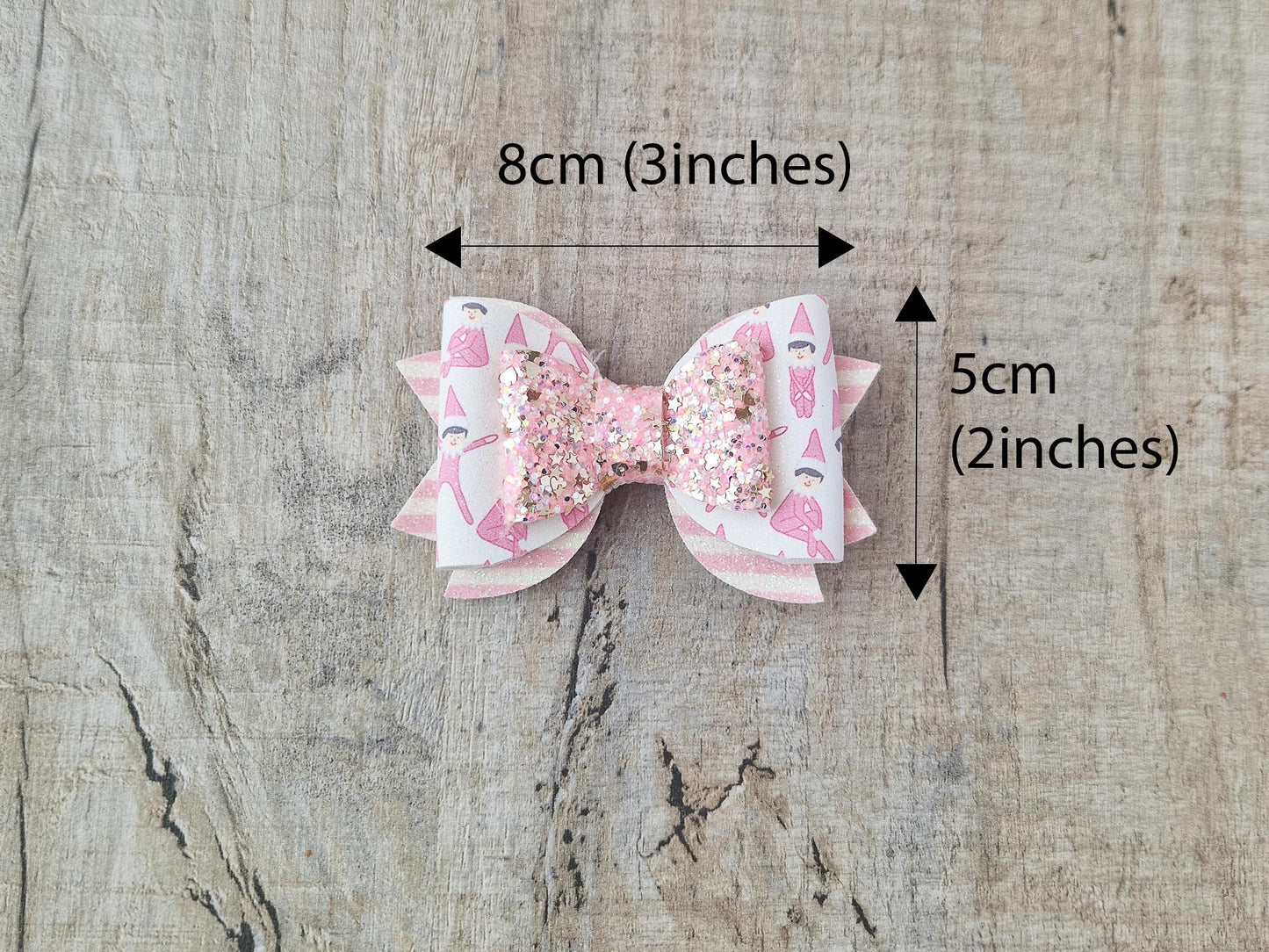 Pink Elf Hair Bows