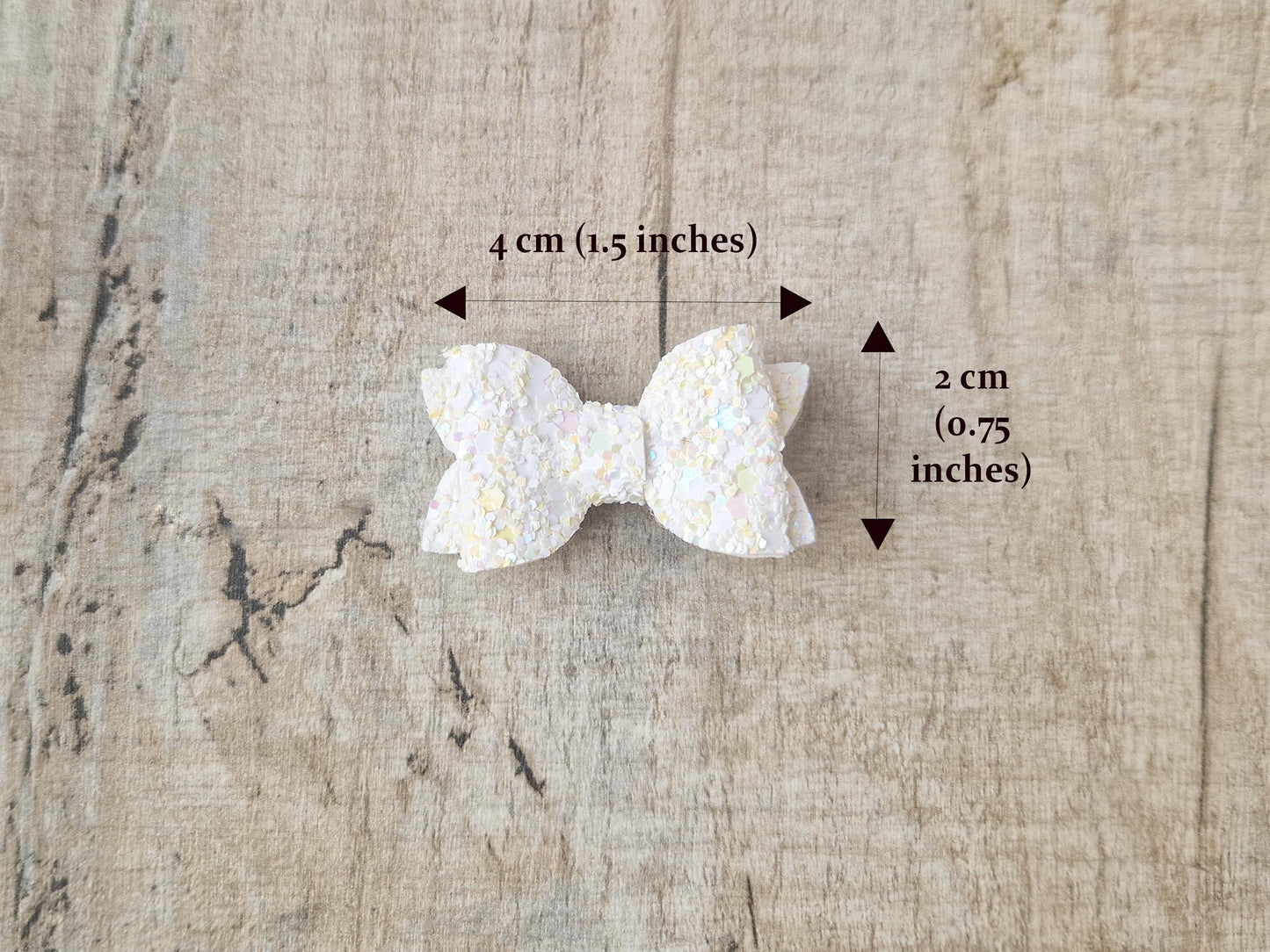 Mini Baby Hair bow/Hair clip for Baby Girl comes as a Pair. Ideal for Pigtails or Clipping Fringes. A Gift basket Filler Idea for a Girl.