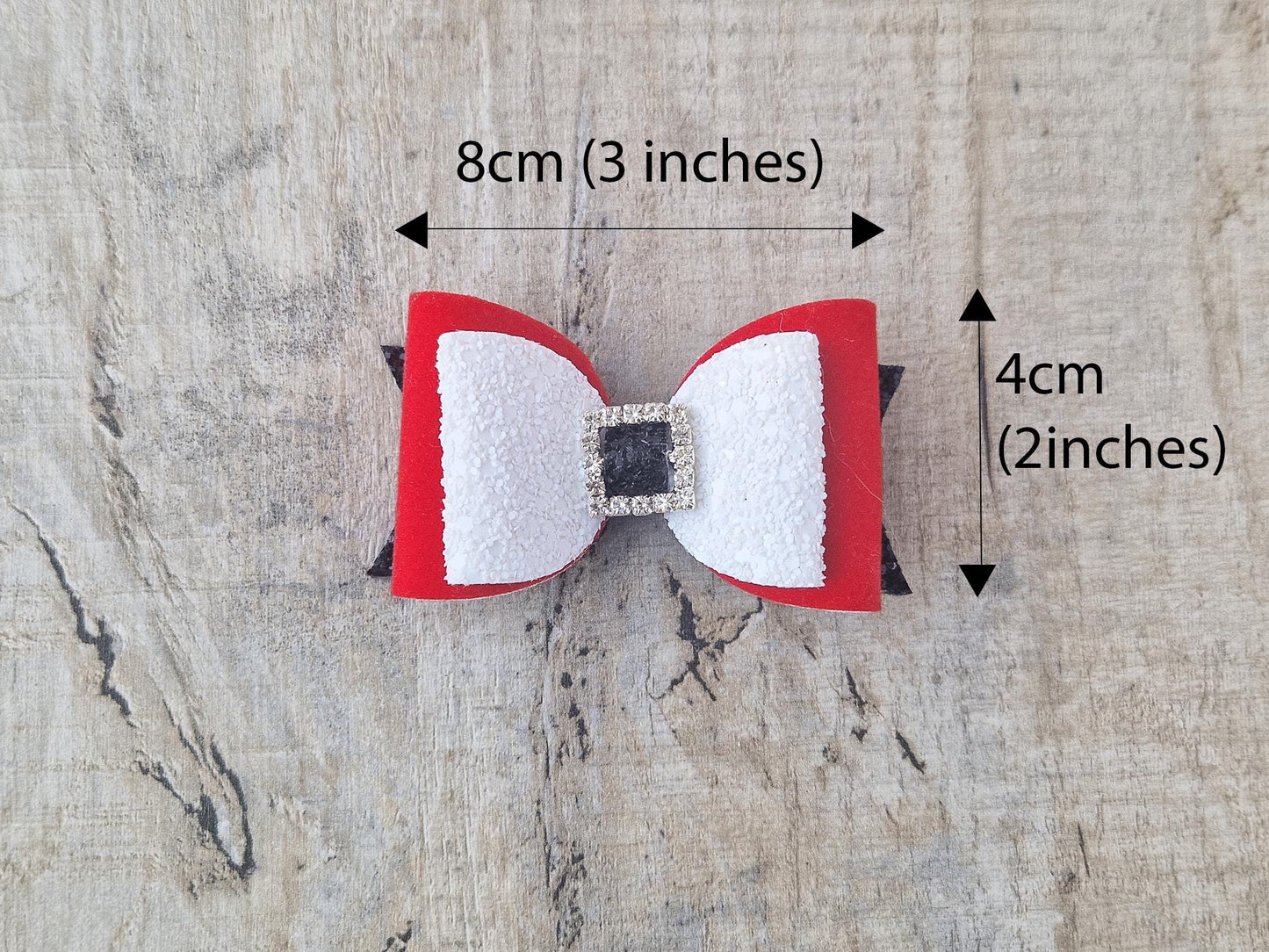 Christmas Santa Hair Bow