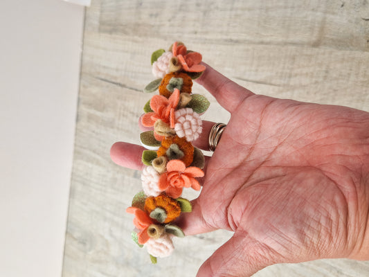 Baby & Toddler Felt Flower Crown – Autumn Bloom