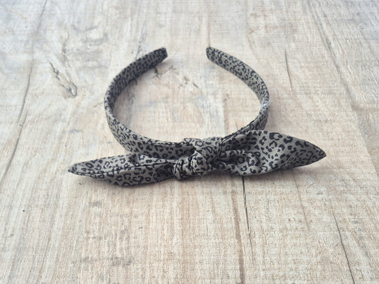 Leopard Print Knot Hair Band