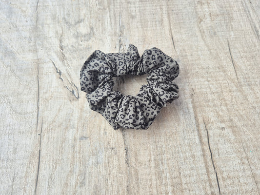 Khaki Green Leopard Scrunchie