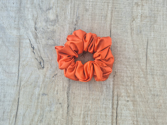 Satin Scrunchie – Orange (Autumn Collection)