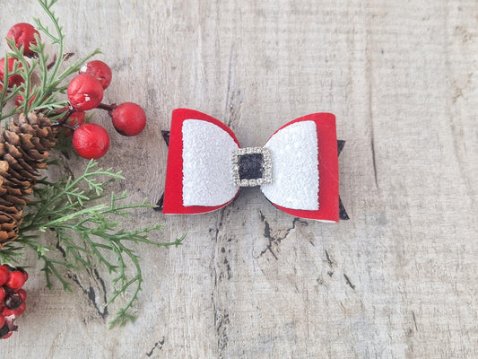 Christmas Santa Hair Bow