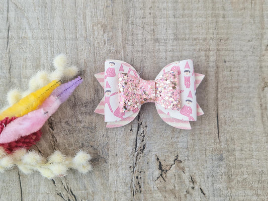 Pink Elf Hair Bows